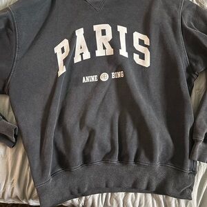 Anine Bing Charcoal Sweatshirt